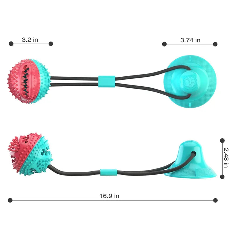 Suction Cup Tug Toy for Dogs ā Solo Play & Teething Relief