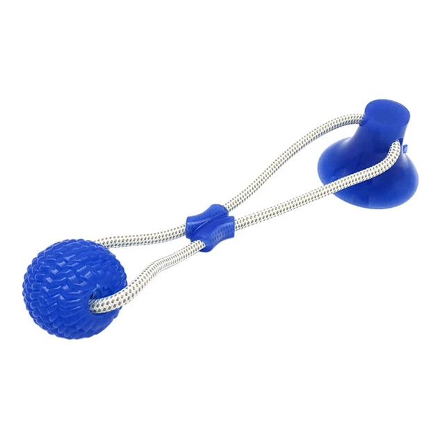 Suction Cup Tug Toy for Dogs — Solo Play & Teething Relief
