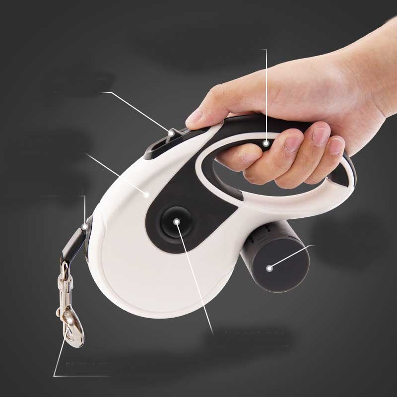 Retractable Dog Leash — 5M Reach, One-Hand Control