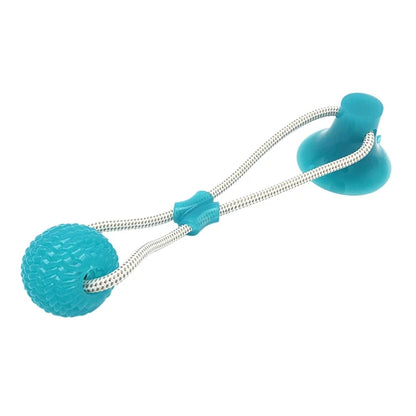 Suction Cup Tug Toy for Dogs — Solo Play & Teething Relief