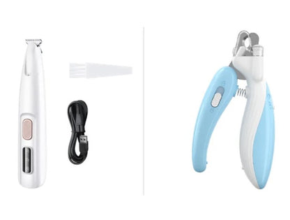 LED Pet Paw Trimmer — Waterproof & Rechargeable