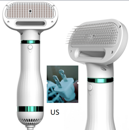 2-in-1 Dog Hair Dryer & Comb — Quiet, Fast Grooming