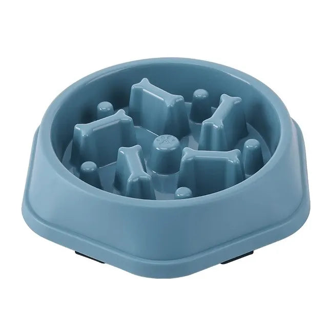 Slow Feeder Dog & Cat Bowl — Bloat Prevention Design