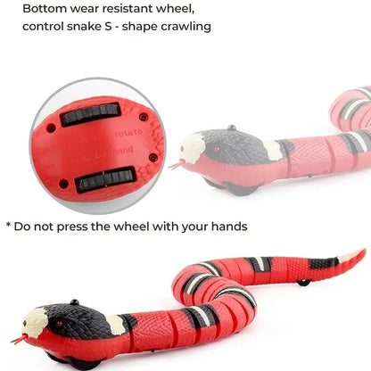 Interactive Snake Toy for Cats — USB Rechargeable