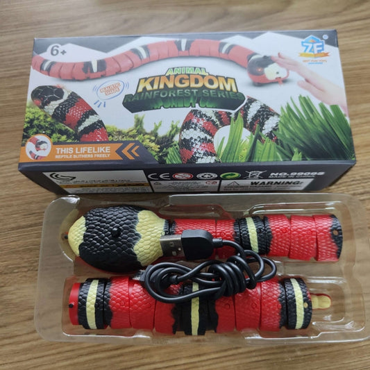 Interactive Snake Toy for Cats — USB Rechargeable