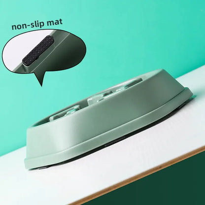 Slow Feeder Dog & Cat Bowl — Bloat Prevention Design